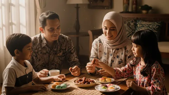 tips hindari konflik keluarga sebelum berangkat sholat id