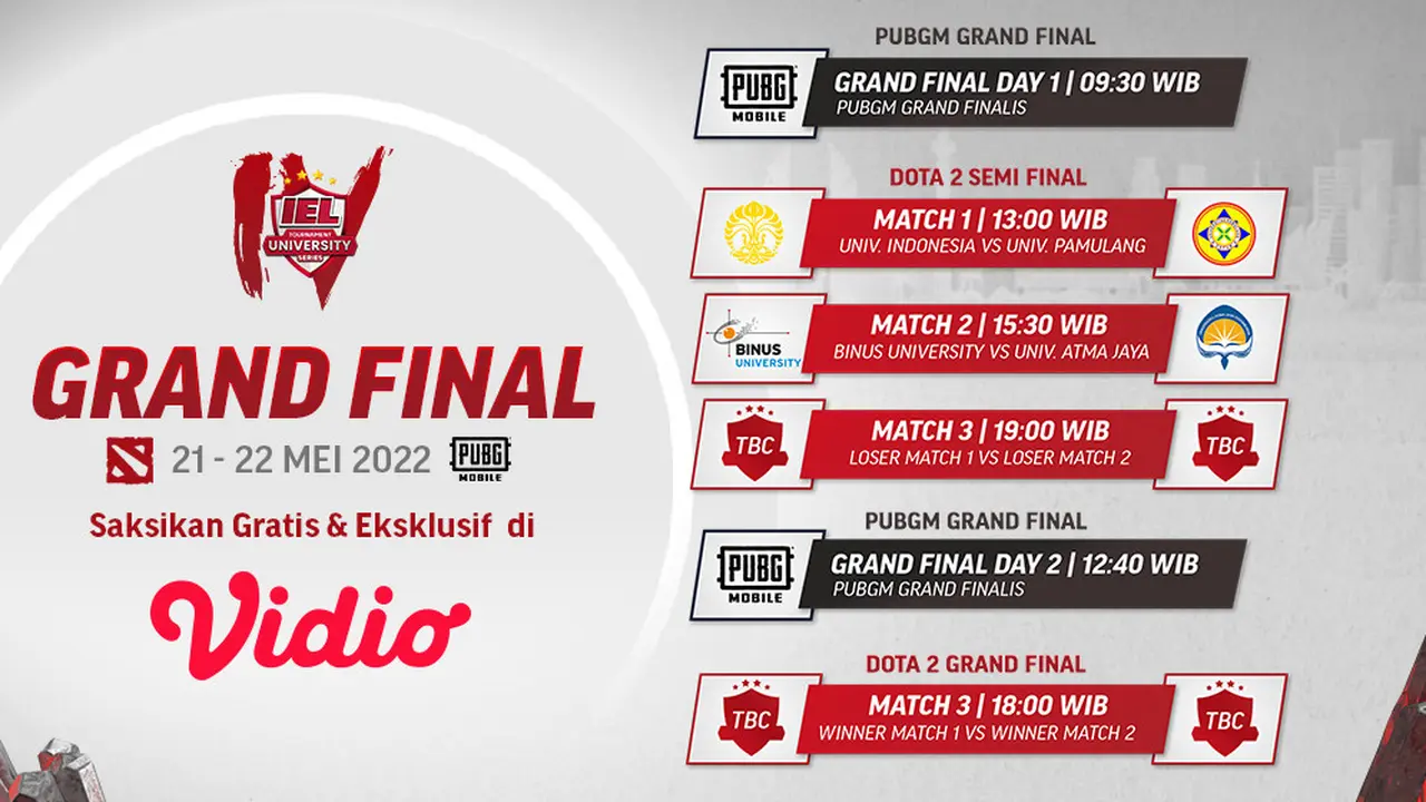 IEL University Season 4 Resmi Berakhir, Universitas Gadjah Mada & Binus University Juara Musim Ini