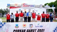 Salah satu gelar hajatan KONI Garut dalam pelaksanaan Porkab Garut 2021 yang berlangsung sukses di era kepemimpinan Abdusy Syakur Amin. (Liputan6.com/Jayadi Supriadin)