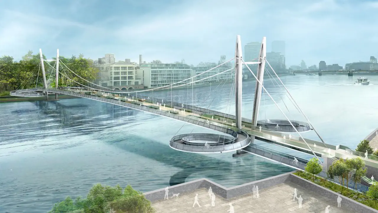 Desain 'Aneh' Untuk Jembatan Baru di London