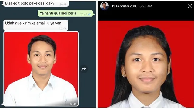 6 Potret Chat Minta Fotonya Diedit ke Teman Ini Hasilnya Bikin Geleng Kepala