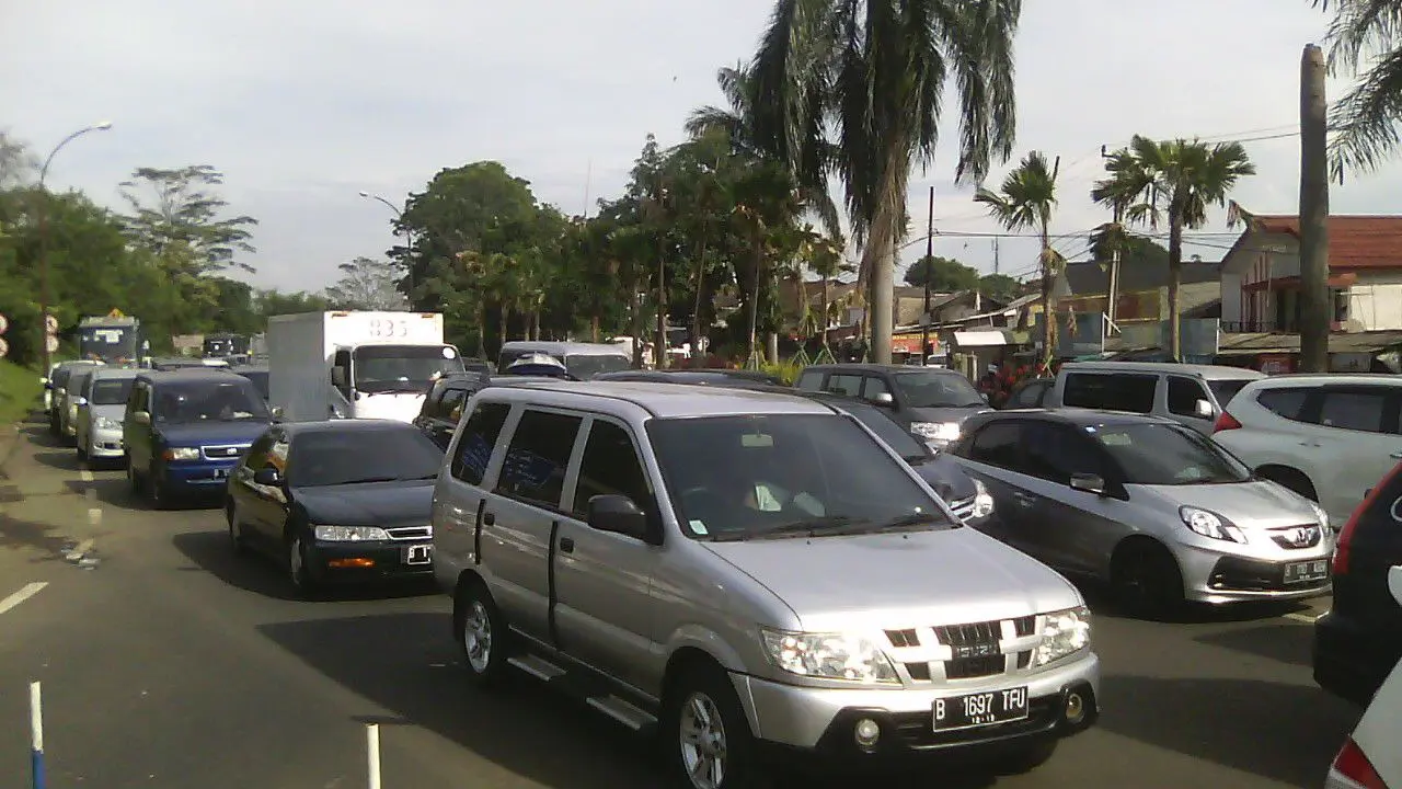 Puncak, Bogor macet