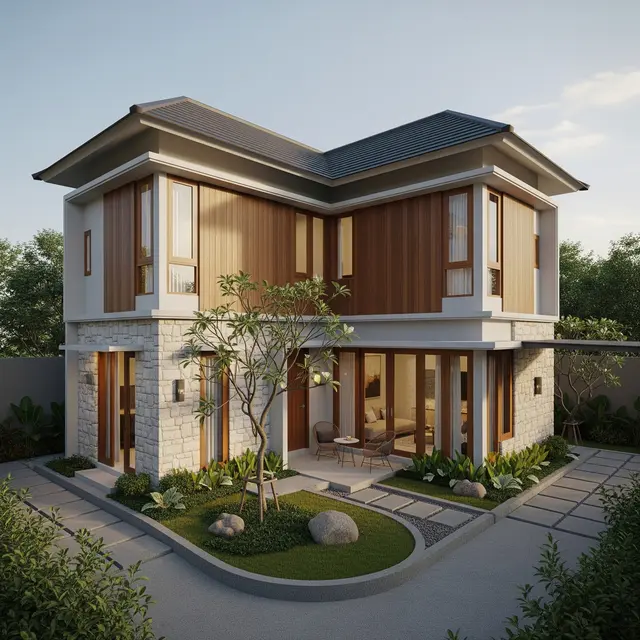 9 Desain Rumah Leter L yang Cocok untuk Lahan Memanjang, Fungsional dan Estetik