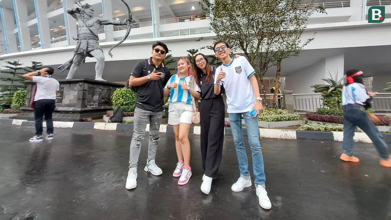 Suporter Timnas Indonesia vs Argentina