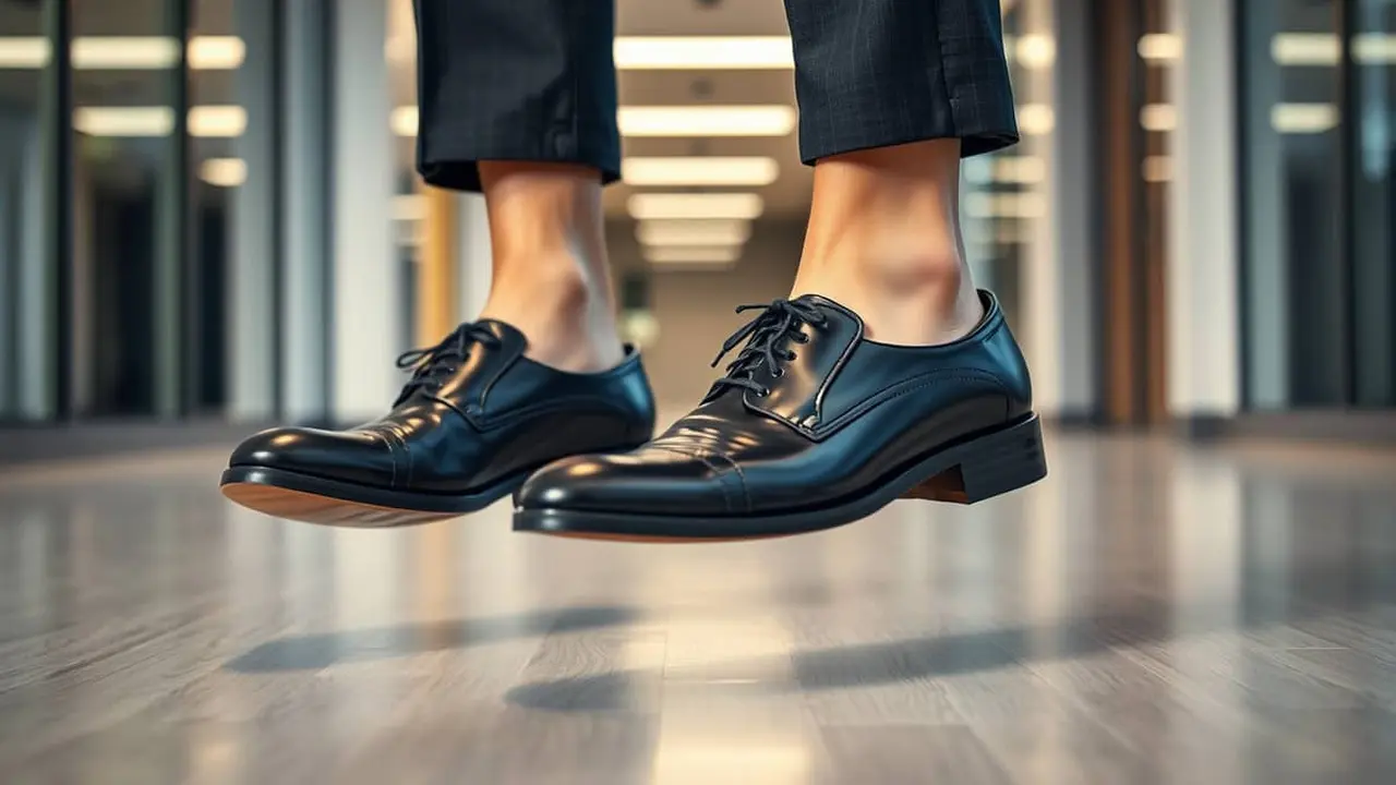 trik mengatasi sepatu kebesaran