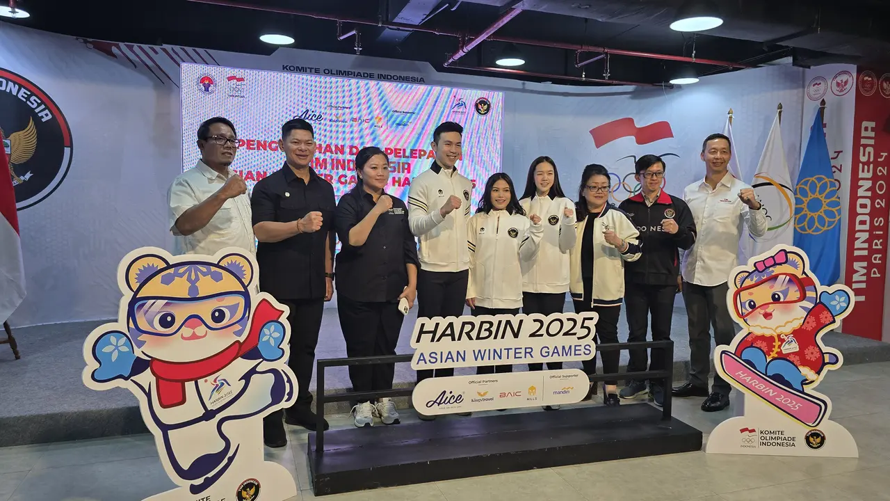 Pelepasan kontingen Indonesia untuk Asian Winter Games 2025