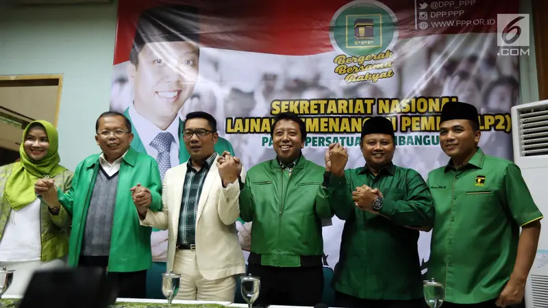 PHOTO: PPP Resmi Dukung Ridwan Kamil untuk Maju di Pilgub Jawa Barat 2018