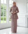 8 Model Gamis Full Brokat Terbaru, Desain Mewah dengan Potongan Modern (Foto: Gemini AI)