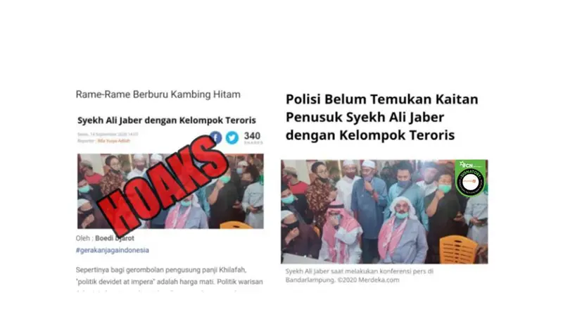 Cek Fakta artikel Merdeka.com