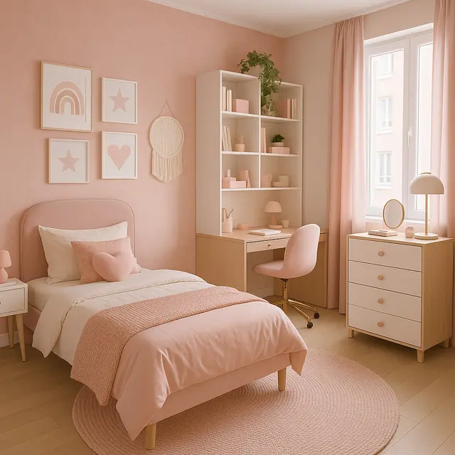 Gambar Desain Kamar Tidur Remaja Perempuan yang Instagramable