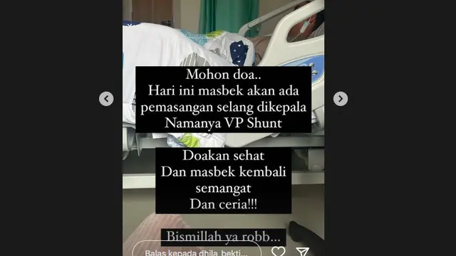 Indra Bekti Jalani Pemasangan Selang di Kepala, Aldila Jelita Minta Doa