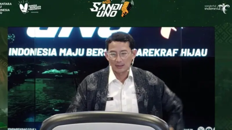 Menparekraf Sandiaga Uno dalam The Weekly Brief with Sandi Uno, Senin, 5 Agustus 2024