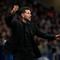 Pelatih Atletico Madrid Diego Simeone mengkritik Manajer Manchester City Pep Guardiola usai leg kedua perempat final Liga Champions di Stadion Wanda Metropolitano, Madrid, Kamis (14/4/2022) dini hari WIB. (Pierre-Philippe MARCOU / AFP)