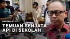 Temuan senjata api berbagai jenis, serta amunisi yang ditemukan di salah satu ruang sekolah, di Pondok Pinang, Jakarta Selatan. Terungkapnya temuan ini dari pengurus baru di yayasan sekolah.