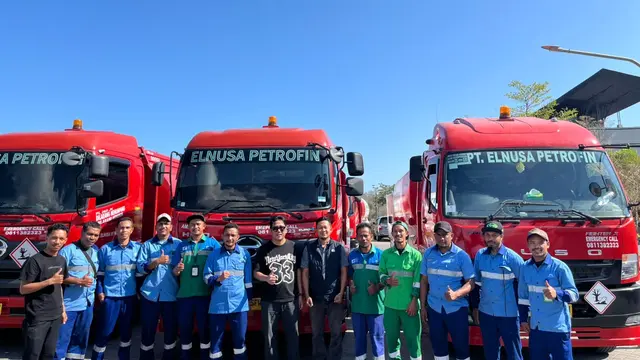 Elnusa Petrofin mengerahkan personel dan armada untuk mempercepat pemulihan distribusi BBM di NTT. (Dok Elnusa)