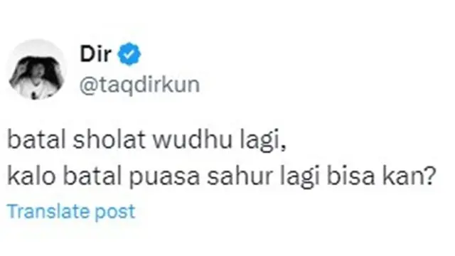 8 Alasan Netizen Batal Puasa Ini Bikin Geleng Kepala