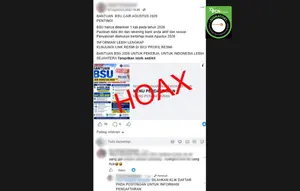 Cek Fakta: Hoaks Link Pendaftaran BSU Cair Agustus 2026