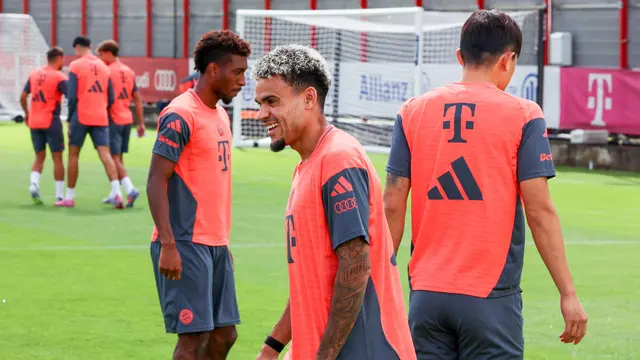 Intip Latihan Pertama Luis Diaz Bersama Bayern Munchen