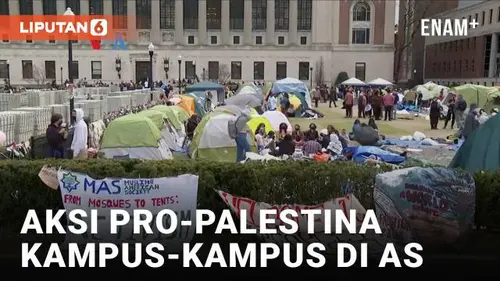 VIDEO: Gelombang Demo Pro-Palestina di Amerika Membesar