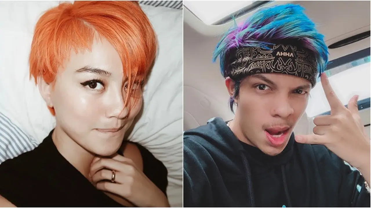 Tetap Keren, 6 Seleb Ini Pernah Ubah Warna Rambut Jadi Mencolok