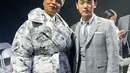 Eric Nam dan Queen Latifah di peragaan busana Thom Browne di New York Fashion Week 2023. (Instagram/ ericnam)