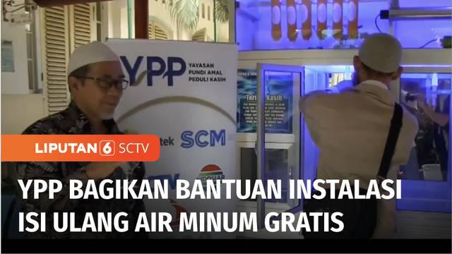 Yayasan Pundi Amal Peduli Kasih atau YPP SCTV-Indosiar menyerahkan bantuan instalasi isi ulang air minum secara gratis, pada masyarakat. Di antaranya kepada sekolah, masjid, dan panti asuhan.