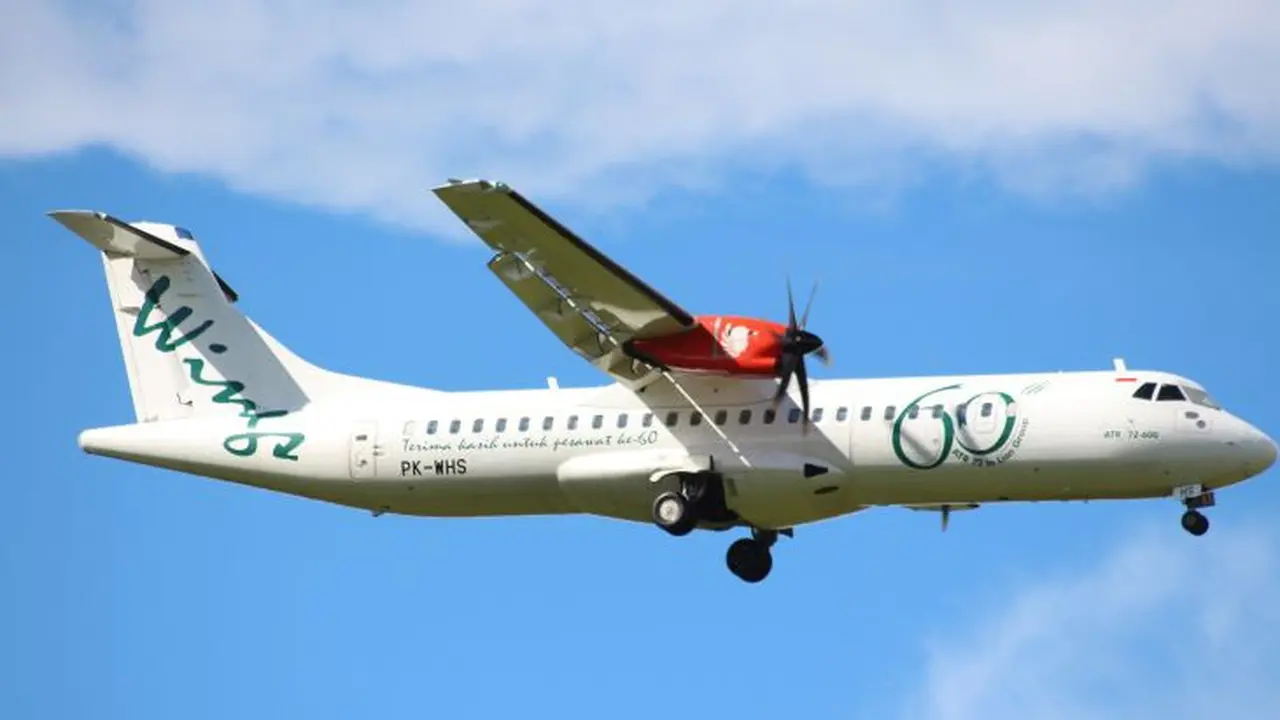 Wings Air pesawat ATR72-600 registrasi PK-WHS. (Foto: Bintang Brilliant Akbar/Wings Air)