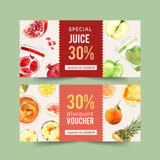 Ilustrasi brosur makanan