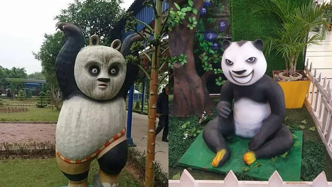 6 Patung Panda Ini Nyeleneh Banget, Bikin Geleng Kepala