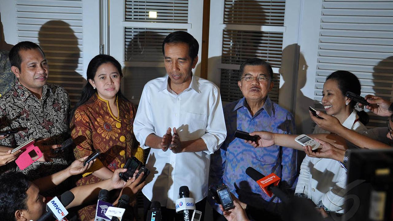 Pertemuan Pertama Jokowi-JK di Rumah Transisi