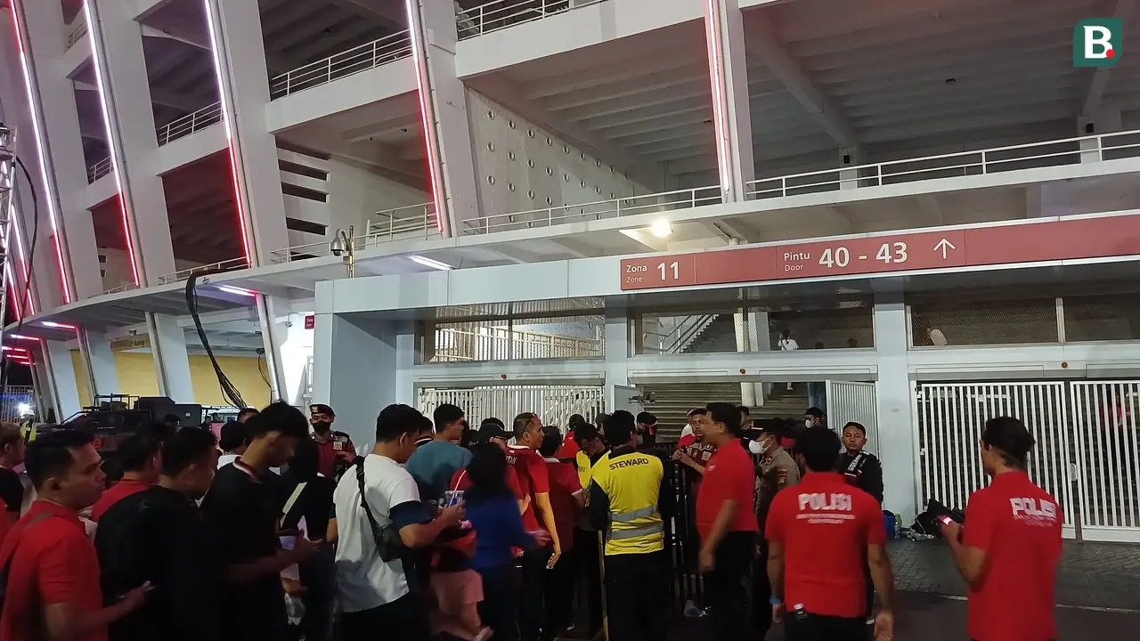 Suporter Timnas Indonesia Vs Brunei Darussalam di Kualifikasi Piala Dunia 2026