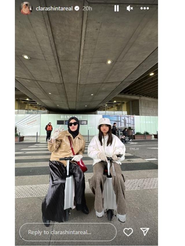 8 Momen Fuji, Nikita Mirzani dan Clara Shinta Liburan Bareng ke Paris, Curi Perhatian