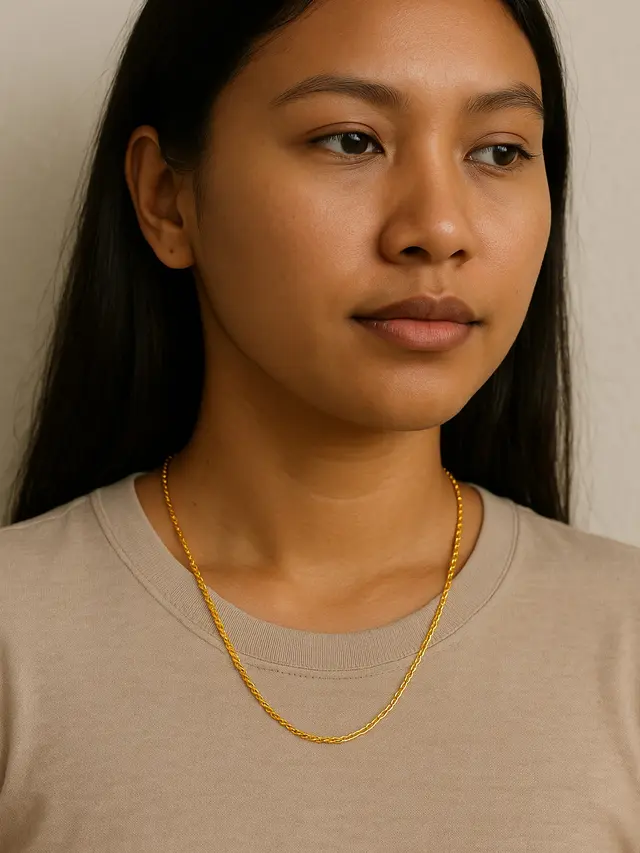 Model kalung emas 3 gram (Image by ChatGPT)