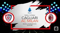Cagliari vs AC Milan (Liputan6.com/Abdillah)