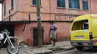 Kantor Kedubes AS palsu yang terletak di sebuah kawasan kumuh di ibu kota Ghana, Accra (Kementerian Luar Negeri AS)