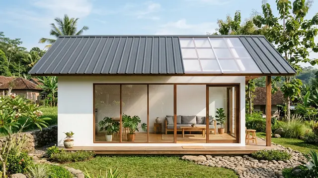 Inspirasi Desain Rumah Kampung Modern Ala Wabi Sabi yang Estetik. Gemini
