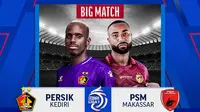 Jadwal dan Live Streaming Persik Kediri vs PSM Makassar di Vidio