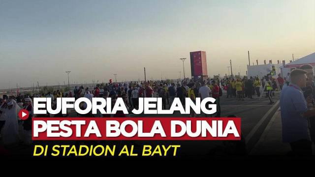 Berita Video, Suasana Stadion Al Bayt Jelang Dimulainya Piala Dunia 2022 pada Minggu (20/11/2022)