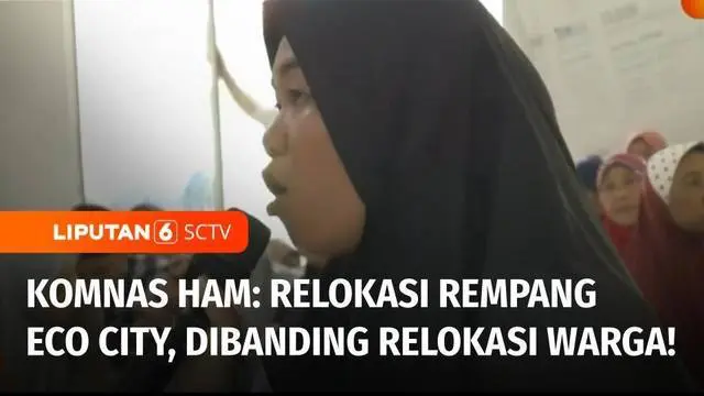 Menolak direlokasi, sejumlah warga Pulau Rempang menyampaikan tuntutannya kepada Kepala BP Batam untuk disampaikan kepada Presiden Jokowi. Sementara, Komnas HAM merekomendasikan kepada Pemerintah untuk merelokasi pembangunan Rempang Eco City dibandin...