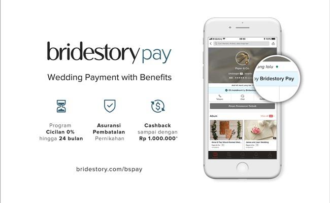 Bridestory Pay yang menawarkan banyak hal mudah/copyright Bridestory &amp; Blibli.com