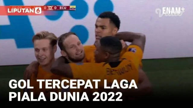 VIDEO: Highlights Piala Dunia 2022, Ekuador Vs Belanda Sama Kuat 1-1