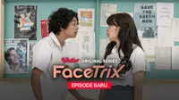 Rebecca Klopper dan Bastian Steel dalam Vidio Original Series Facetrix. (Dok. Vidio)