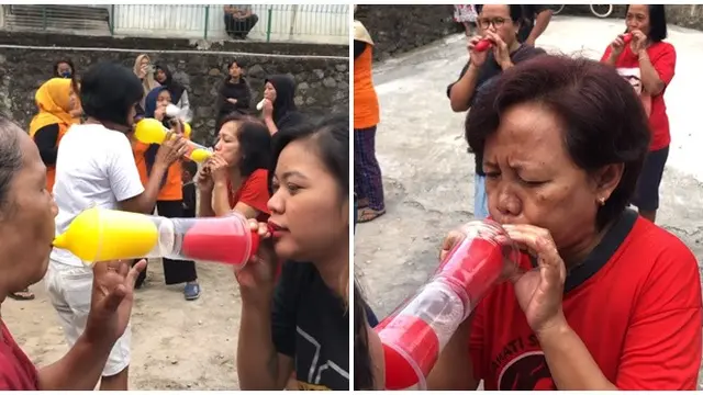 6 Potret Emak-Emak Ikut Lomba 17 Agustus Ini Kocak, Bikin Ngakak