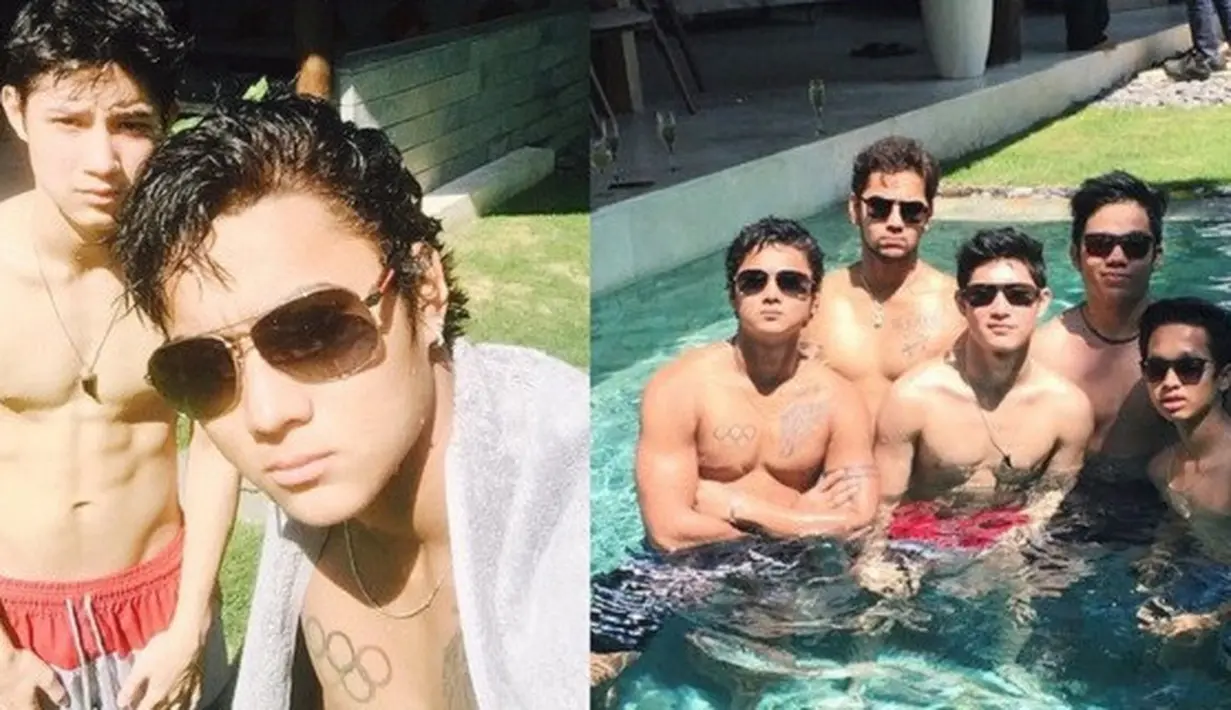 Dalam beberapa postingan fotonya di Instagram, Teuku Rassya memamerkan saat ia sedang telanjang dada. (Foto: instagram.com/teukurassya)