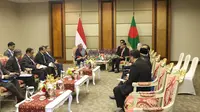 Presiden Jokowi lakukan pertemuan dengan PM Bangladesh (Foto:Andreas Gerry)