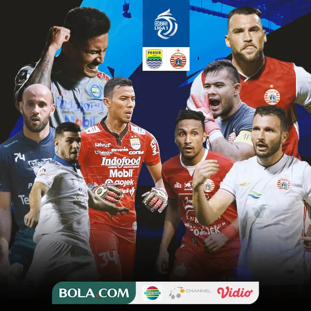 BRI Liga 1 - Duel Antarlini - Persib Bandung Vs Persija Jakarta