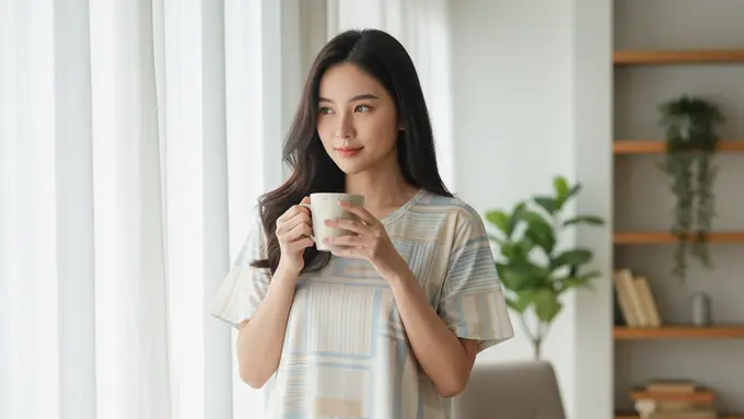 Setelan Daster Celana Pendek Katun Premium