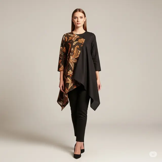 9  Model Atasan Batik Wanita Trendy 2025: Modern, Stylish, Elegan