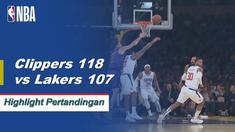 Lou Williams mencetak 36 poin musim tertinggi dan meraih tujuh rebound saat Clippers menjatuhkan Lakers, 118-107.