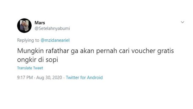 Komentar kocak warganet soal logo RANS di badan pesawat